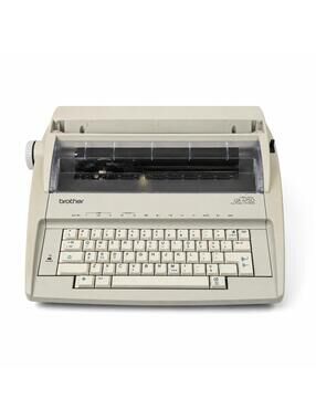 Brother GX-6750 Correctronic Electronic Typewriter Tested Working w/ Ribbon